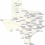 Texas State Map With Cities Map Texas Cities Only Detailed Map Texas Throughout Texas Map State Cities