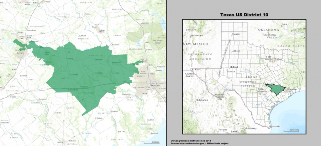 Texas&amp;#039;s 10Th Congressional District - Wikipedia pertaining to Texas State House Of Representatives District Map