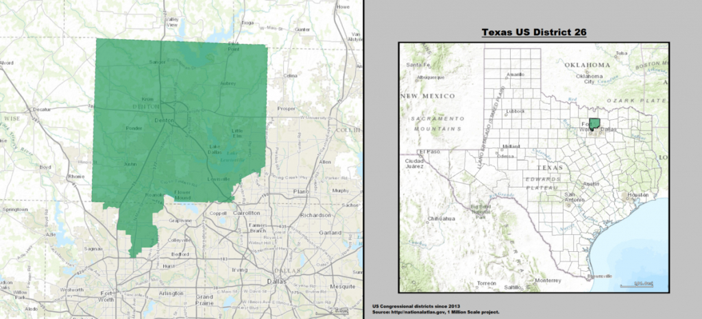 Texas&amp;#039;s 26Th Congressional District - Wikipedia for Texas State House Of Representatives District Map