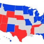 The 10 Senate Seats Most Likely To Switch Parties In 2018: October In Blue States Map