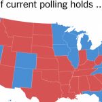 The Electoral Map Looks Challenging For Trump   The New York Times Intended For States Hillary Won Map