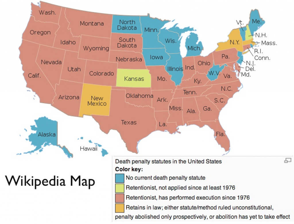 The Geography Of The Death Penalty In The United States | Geocurrents regarding Death Penalty States Map