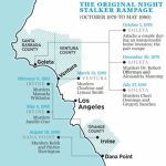 The Golden State Killer (Aka East Area Rapist Or Original Night Intended For Golden State Killer Map