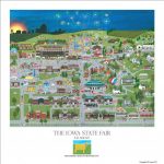 The Iowa State Fair Postersuzanneaunan On Etsy. $30.00 Usd, Via Inside Iowa State Fair Map