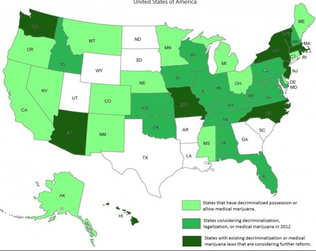 The Legalization Of Marijuana: What Christians Should Know in Medical Marijuana States Map