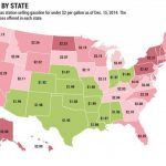 The Lowest Gas Prices In Every State Intended For Gas Prices Per State Map