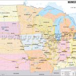 The Midwest Region Map, Map Of Midwestern United States With Map Of Midwest States With Cities
