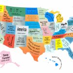 The Musical Map Of The United States Throughout Us Map All 50 States