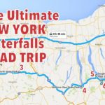 The Ultimate New York Waterfalls Road Trip In New York State Tourism Map