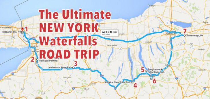 New York State Tourism Map