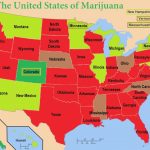 The United States Of Marijuana   Medical Marijuana With Marijuana Laws By State Map