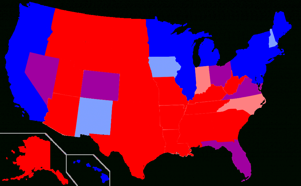 The Whole &amp;#039;red State/blue State&amp;#039; Thing Is Backwards | Bradwarthen regarding Red States Map 2015