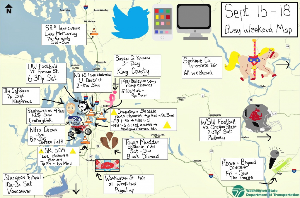 The Wsdot Blog - Washington State Department Of Transportation: Show inside Washington State Milepost Map