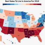 These Are The 10 Best States To Live In America For 2018   Homesnacks Intended For States Traveled Map