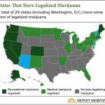 These Four States Could Legalize Recreational Weed In 2018 [Map] Throughout States That Legalized Recreational Weed Map