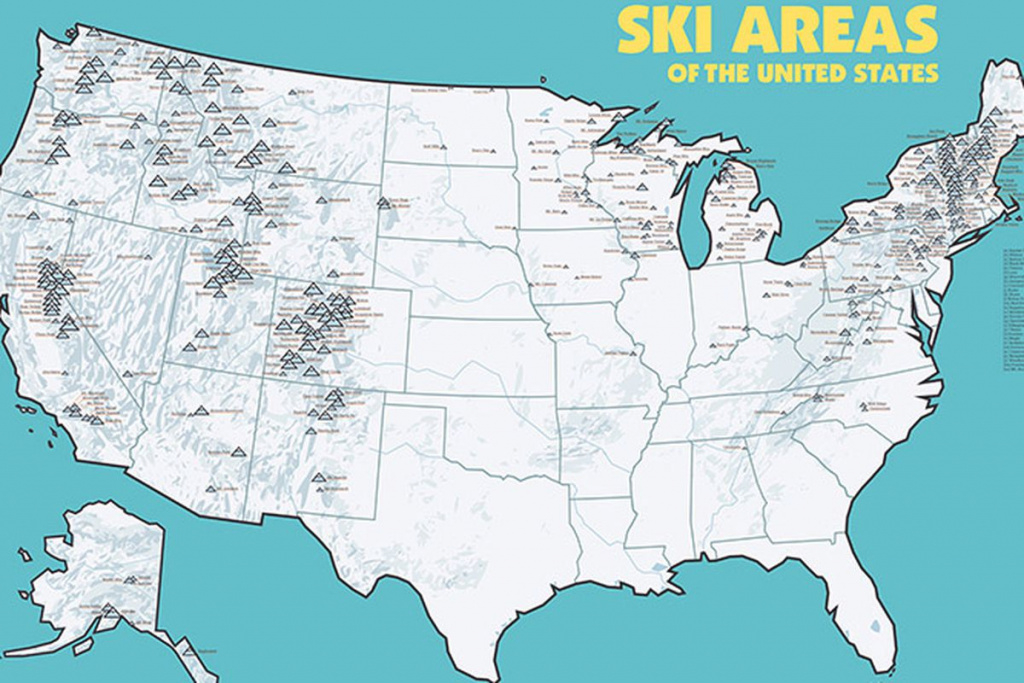 These Simple Maps Show Ski Areas In A Whole New Way - Curbed with Map Of The Whole United States