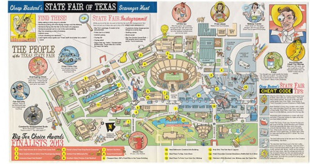 This Is The Only Map You Need For The 2013 State Fair Of Texas inside Texas State Fair Map