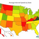 This Map Shows The Average Internet Speed In Every State | Business Regarding United States Internet Map