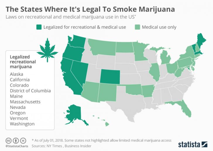 Marijuana States Map