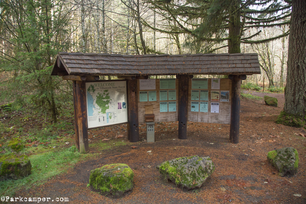 Tillamook State Forest – Gales Creek Campground, Oregon | Parkcamper pertaining to Tillamook State Forest Camping Map