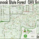 Tillamook State Forest Trail Map In Tillamook State Forest Camping Map