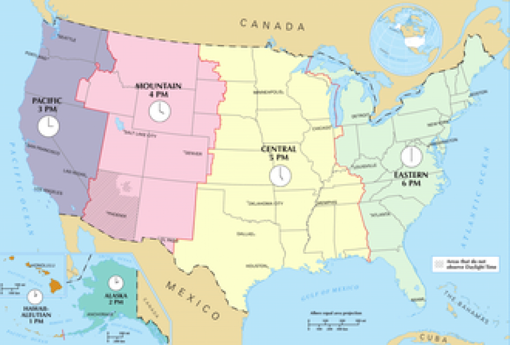 Time In The United States - Wikipedia in Map Of Time Zones In United States