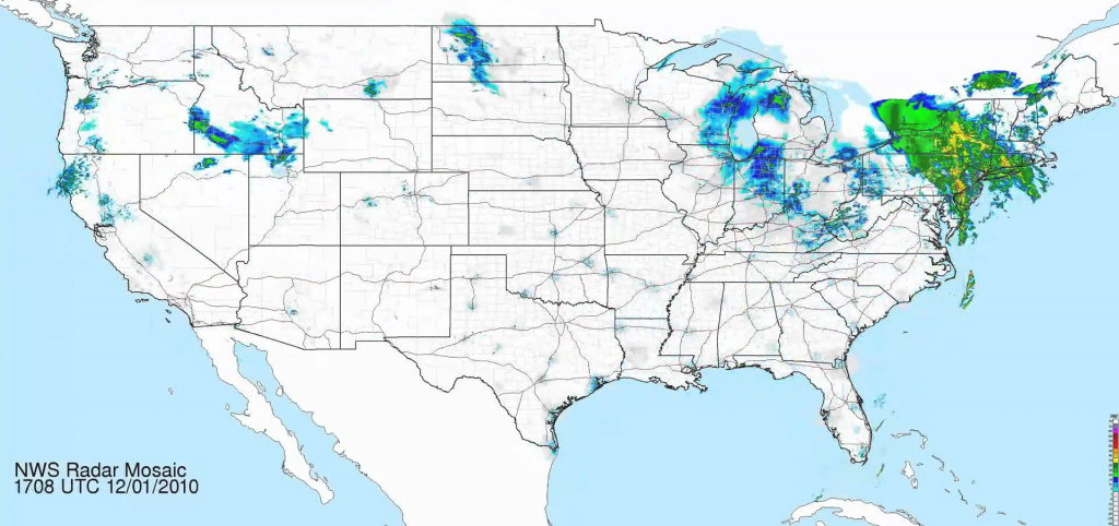 Time-Lapse Of Us National Radar Map - Youtube with regard to United States Radar Map