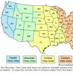 Time Zone Boundaries Pertaining To Map Of Time Zones In United States