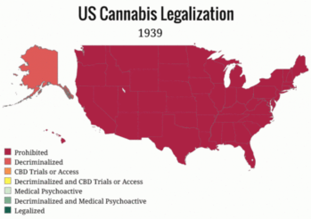 Timeline Of Cannabis Laws In The United States - Wikipedia for Legal Marijuana States Map 2017