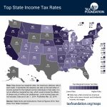 Top State Income Tax Rates In 2014   Tax Foundation Regarding States With No Income Tax Map