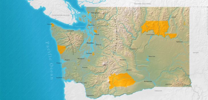 Washington State Tribes Map