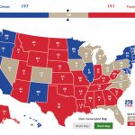 Trump's Battleground Map Makes Rosy Assessments Of Toss Up States With Regard To Trump States Map