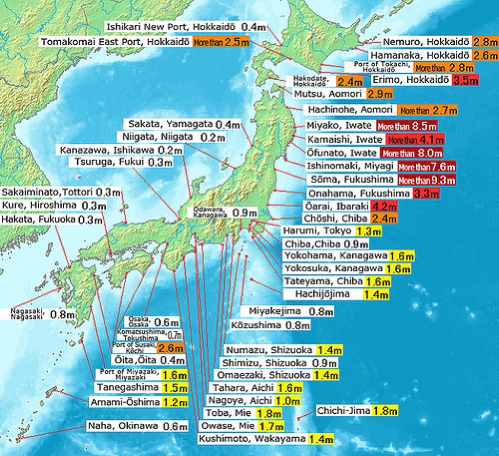 Tsunami Hazard Maps | Pacific Northwest Seismic Network in Washington State Tsunami Map