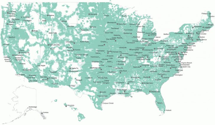 United States Internet Map
