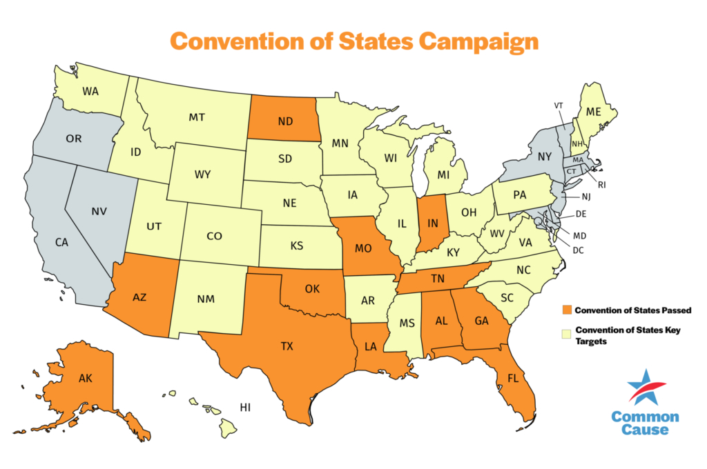 U.s. Constitution Threatened As Article V Convention Movement Nears within Convention Of States Map