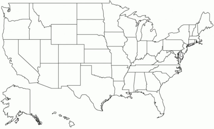 Blank State Map