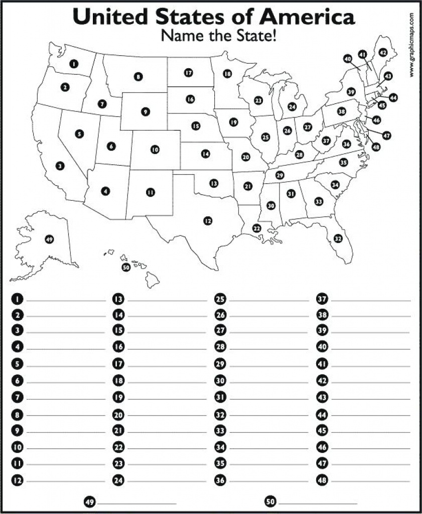 Unique Map Test Practice Or Us State Map Practice Test United States pertaining to Name The States Map Test