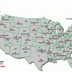 United States And Capitals Map Pertaining To Us Map With State Capitals