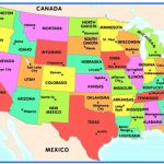 United States And Capitals Map Printable Map Hd For Map Of Usa With Intended For Map Of The United States With Capitols