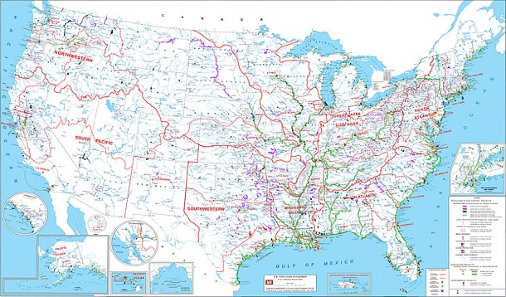 United States Army Corps Of Engineers - Wikipedia with regard to Navigable Waters Of The United States Map