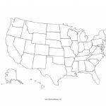 United States Blackline Map Regarding Blackline Maps Of The United States