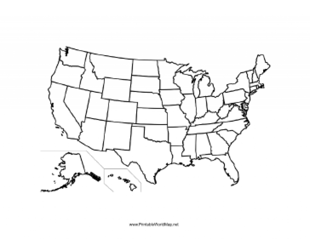 United States Blank Map for Blank State Map