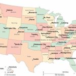 United States Capital Cities Map   Usa State Capitals Map In United States Map With Capitols
