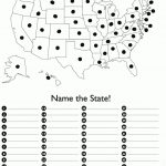 United States Capitals Quiz Printable   Google Search | School Inside States And Capitals Map Quiz