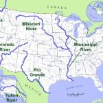 United States Geography: Rivers For United States Map With Rivers And Lakes And Mountains