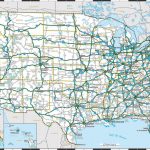 United States Interstate Highway Map Save Usa Map Cities And States With Regard To State Highway Map