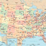 United States Interstate Highway Map Within Us Highway Maps With States And Cities