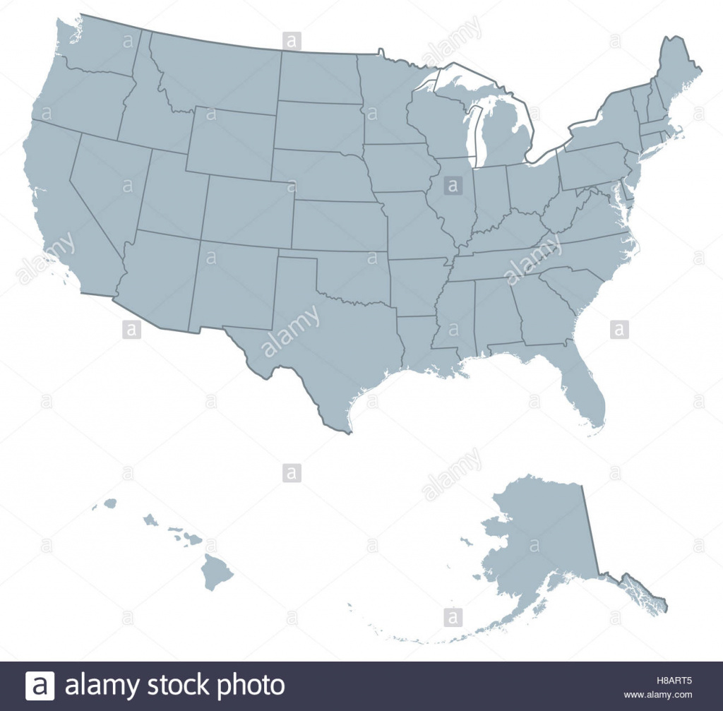 United States Map Alaska And Hawaii Stock Photos &amp;amp; United States Map pertaining to United States Including Alaska And Hawaii Map