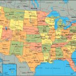 United States Map And Satellite Image With Map Of Usa Showing All States