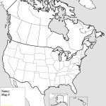 United States Map Blank With Numbers Best Blank Us And Canada Map In Blank Map Of The United States With Numbers